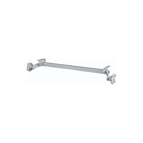 Maxter – Essieu remorque 500 kg non freiné – Moyeux 4 trous entraxe 130 mm – Longueur 1150 mm – EAB 1110 mm – Voie 1440 mm