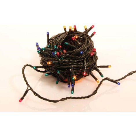 Guirlande Led - 12 M - 80 Ampoules Multicolores - Tension 24 V - Pour Intérieur Et Extérieur - 1 Pièce
