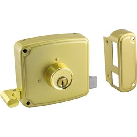 Cerradura Sobresaliente L125-10 Inther - Izquierda, INTHER