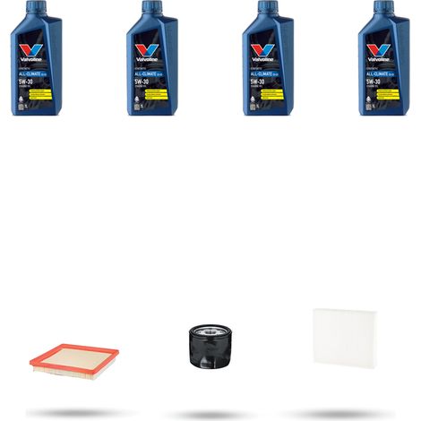 Kit tagliando 3 FILTRI e 4L OLIO compatibile con Vw Golf Sportsvan (AM1) 1.6 81kw Dal 2014 (1/5)