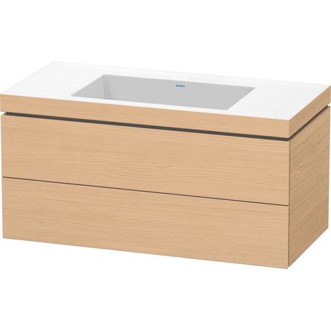 Duravit L-Cube c-bonded Set wandhängend, 2 Schubkästen, ohne (1/2)