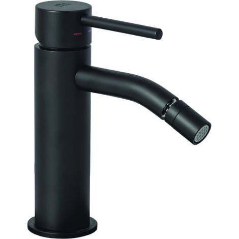 Paffoni bidet mixer Light series LIG131NO Laiton - Noir mat
