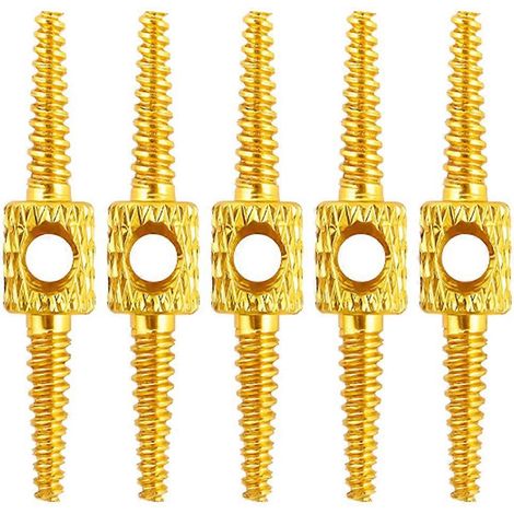 5-teiliges Fahrradkabel-Verbindungsset: Werkzeuge zur Verlegung von Brems-, Schalt- und Hydraulikleitungen (gold) (1/5)