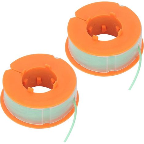 2pcs Ligne de Bobine de Débroussailleuse, Ligne de Bobine de Tondeuse à Gazon Remplacement D'accessoires de Tondeuse en Nylon Adaptés pour Bosch Art 30 Art 30FA(Vert) (1/5)