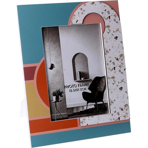 Portafoto legno multicolor cm19,5x1,8h24,5
