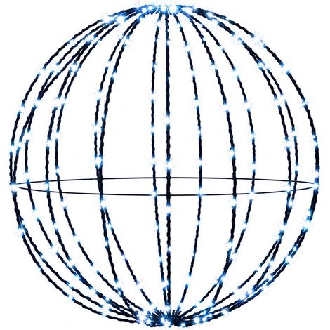 Luce a punta di Natale 160 LED Blu Diametro 50 x 52 cm vidaXL (1/5)