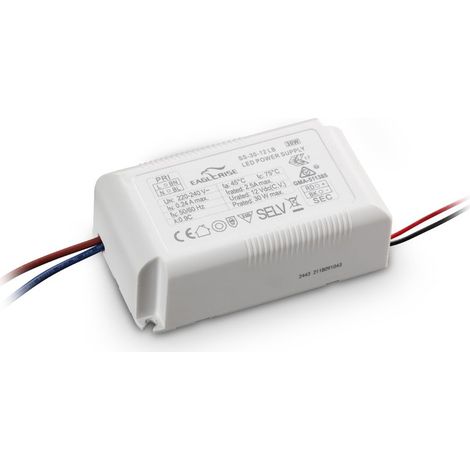 Ideal Lux Alimentatore On-Off 30W 12Vdc Mapa Bianco Metallo