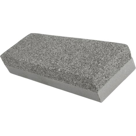 Scheppach Pierre prépare-meule pour affuteuse - Pierre à aiguiser double face - Grain fin 1000 - Gros grain 220