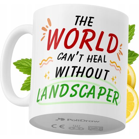 Lustige Tasse für Landschaftsgärtner – Kaffee- oder Teetasse mit witzigem Textdesign – ideal für Geburtstage, Namenstage, Feiertage und besondere Anlässe. Hochwertige Tasse für Zuhause, Büro und Arbei