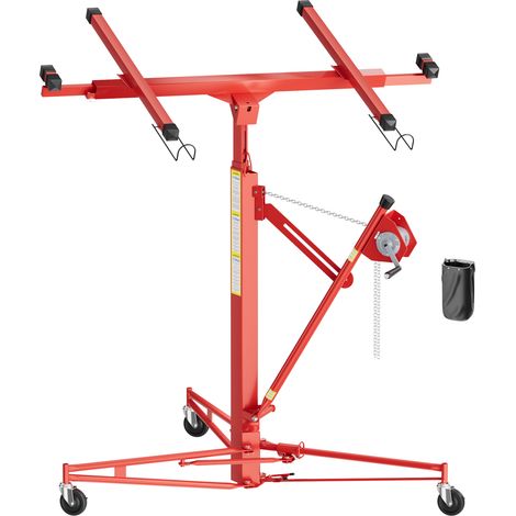 Wiltec Lève-panneaux Multi-drive jusqu'à 68 kg max., hauteur de levage 140-340 cm et largeur max. 2,95 m, avec entraînement par chaîne, aide au montage pour cloisons sèches (1/5)
