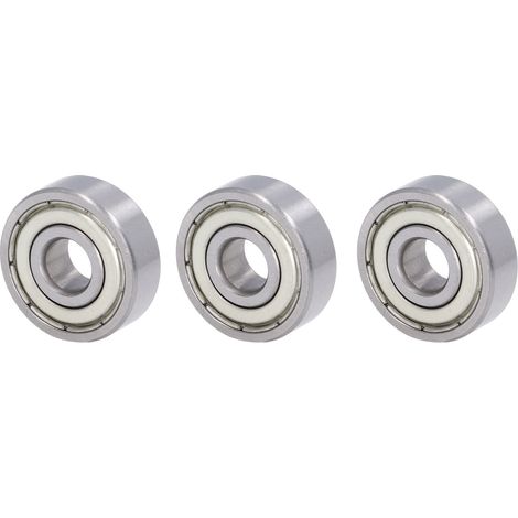 Lot de 20 roulements à billes miniatures en fer léger, joints étanches, gorge profonde, charge radiale et axiale, modèle 628 (1/5)