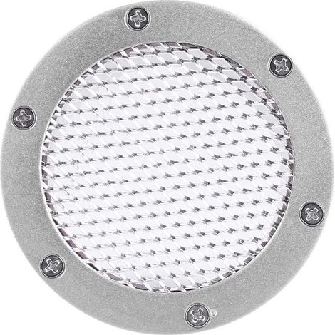 Rejilla de ventilación para conducto, entrada de aire universal para parachoques de coche de carreras, ventilación universal para parachoques para entrada de aire frío (plateado) (1/5)