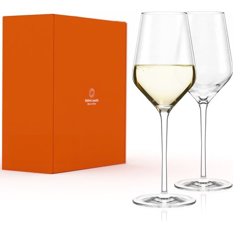 Verres à Vin Blanc Quatrophil Lot de 2, 405 ml – Verres à Vin Idéaux pour Vin Blanc