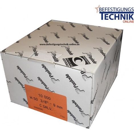 Heftklammern Klammern Paslode W50 6mm CNK verzinkt KL-33 10M"-"EN12544