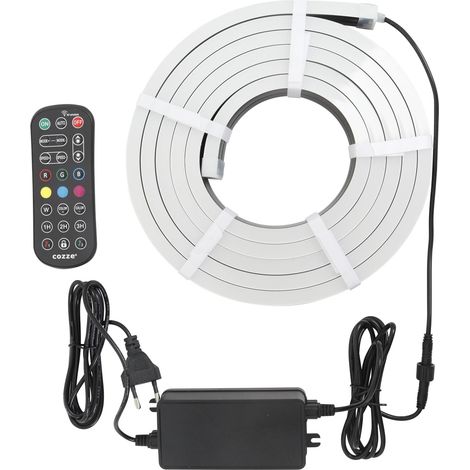 ruban LED 3 m pour cuisine extérieure – 120 LED/m, contrôle via application, 24 V, IP68 étanche, bande flexible FPCB 8 mm