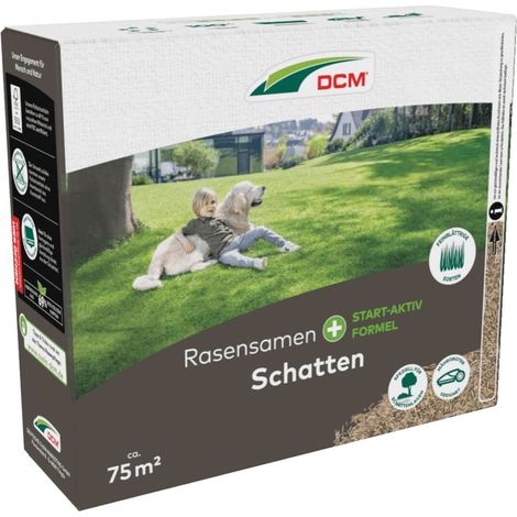DCM Graines de gazon pour zones ombragées 1 500 g Graines de gazon