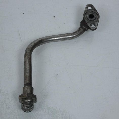 [PRODUIT D'OCCASION] Durite d'huile en métal rigide avec platine origine pour moto