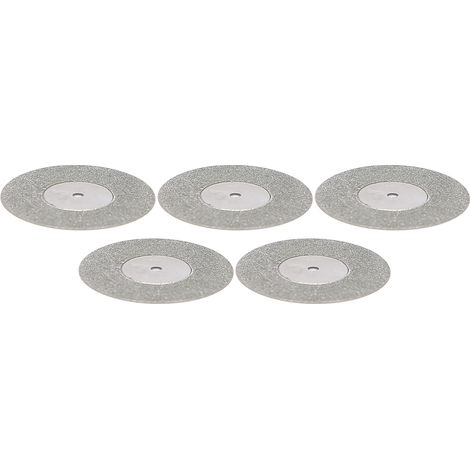 Lot de 5 disques diamantés dentaires double face pour polissage et coupe, outil de soin buccal. (1/5)