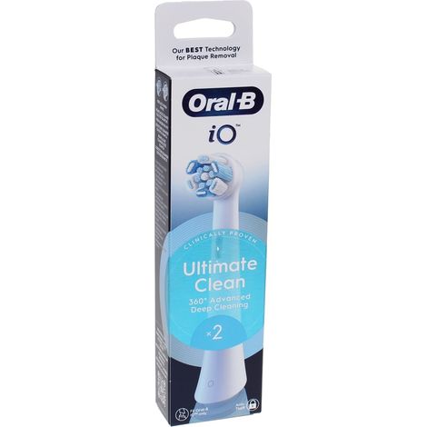 Oral-B Electric Toothbrush Refill Io Ultimate Clean White