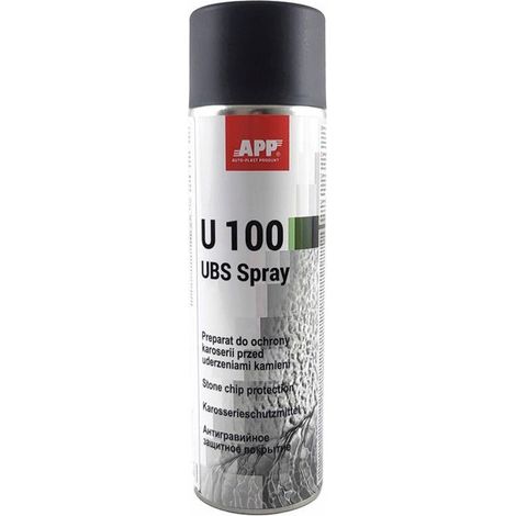 Protection bas de caisse - Noir - Anti gravillon - Protection voiture - APP U100 - 500ml