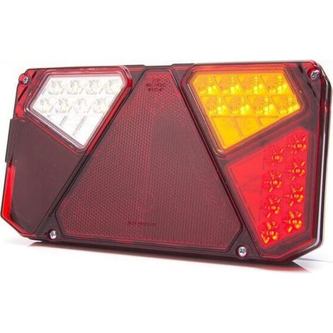 Fanale posteriore multifunzione dx LED'rettangolare 12/24V 242x134x36,5 mm UNIVERSALE LA40920 (1/5)