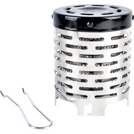 EASYCOMFORT Camping en Plein Air Chauffage Rechaud Mini Portable Hotte Poêle Équipement de Chauffage Adaptateur pour Les Activités en Plein air et Le Chauffage dans la Tente (1/5)