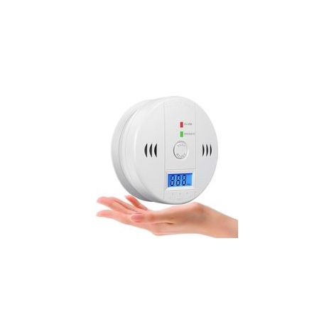 Détecteur de Qualité de l'Air, Détecteur de Fumée avec Affichage Numérique – Alerte Sonore 85db pour Maison, Bureau et Sécurité