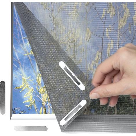 Fliegengitter mit innovativem Magnetverschluss Magic Click Das Fliegengitter lässt sich individuell bis zu einer Größe von 150 x 130 cm zuschneid (1/5)