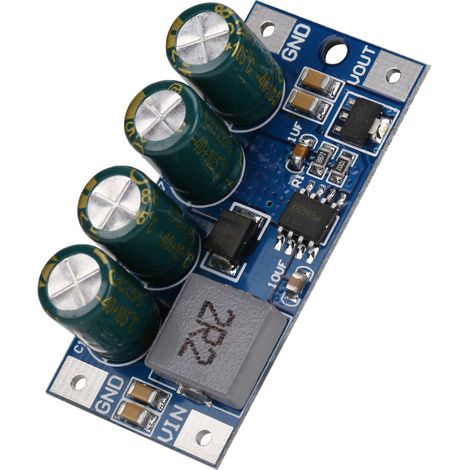 60W DC/DC-Aufwärtswandlermodul 3,7V-18V auf 5V, 6V, 9V auf 12V, 15V und 19,5V (12V) (1/5)