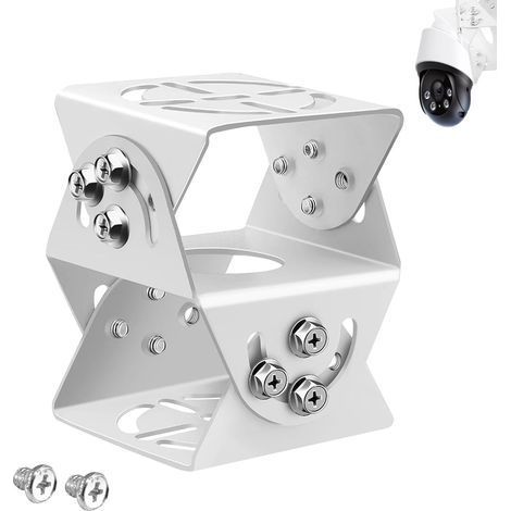 Common security camera mount - Articulated surveillance bar for cameras with universal connector, adjustable fixings on base mounting pole, adjustable on 3 axes (1/5)