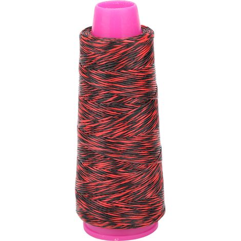 Fil de Servage pour Arc 110m Résistant Matériau de Cordage Léger Accessoires Tir à l'Arc Noir Rouge (1/5)