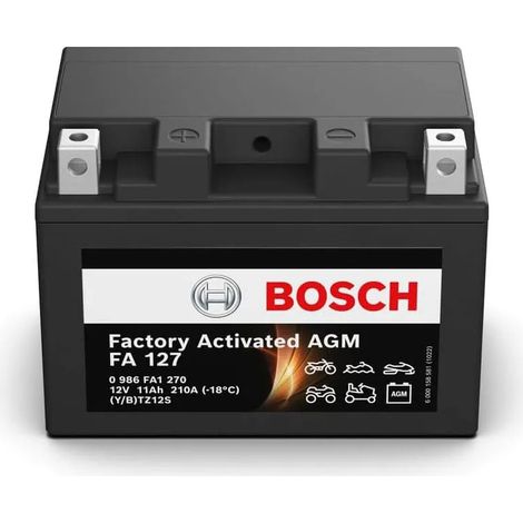 Batería de Moto BOSCH FA127 (YTZ12S-BS) 11Ah 210A 12V (1/5)