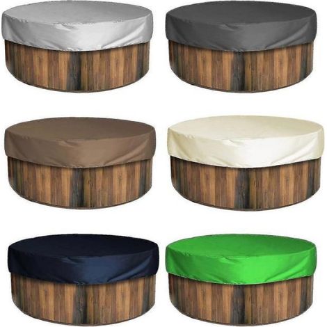 Couverture Spa - Imperméable Anti-UV - Pour Jacuzzi Extérieur Rond - 200 x 30 cm - 1 Pièce (1/3)