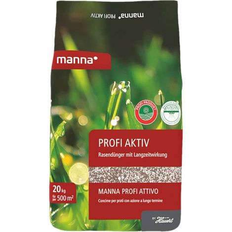 Engrais à gazon Manna Dur Profi Activ avec effet à long terme 20 kg engrais professionnel