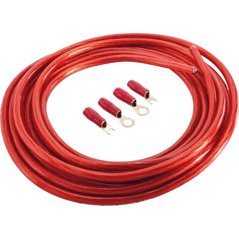 Sinuslive Car HiFi Stromkabel-Set  16 mm²   vergoldet