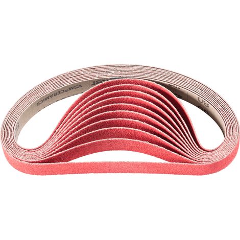 PFERD TOOLS Keramikkorn Schleifband BA 20x480mm CO-COOL80 für Edelstahl-Schliff mit Bandschleifer 20 Stk