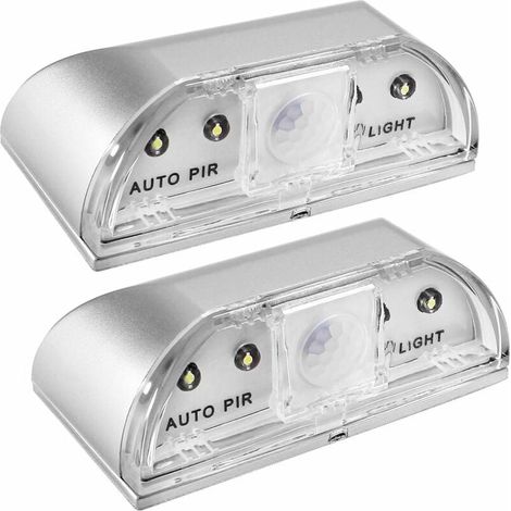 SHINING HOUSE Lámparas de noche con forma de ojo de cerradura, paquete de 2 luces LED de noche infrarrojas PIR IR para cerradura de puerta, sensor de movimiento automático (1/5)