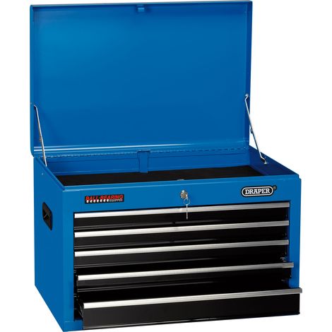 Blue 5-Drawer Tool Chest with Foam Linings, 26-Inch, 35746 (1/5)
