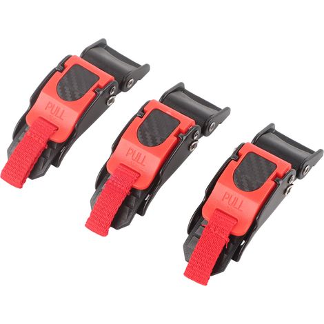 3X Bouton de libération rapide de mentonnière de casque moto, attache à clip pour vélo (1/5)