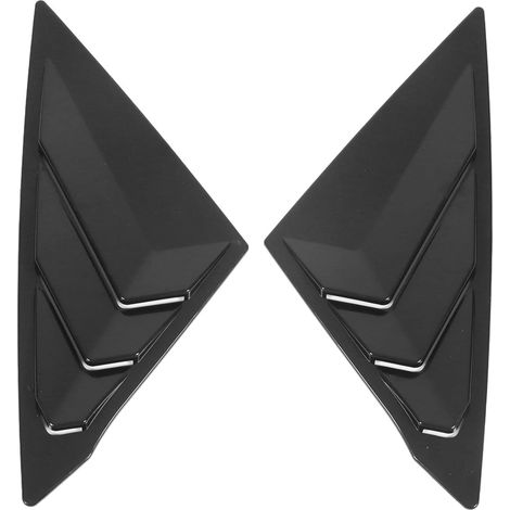 Ensemble de 2 Persiennes de Lunette Arrière Noir Brillant pour 11e Génération Sedan 2022 – Pare-Soleil élégant pour Fenêtre Latérale pour Améliorer l'apparence Extérieure et Protéger Contre (1/5)