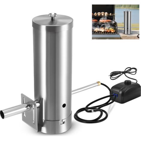 Générateur de fumée froide amélioré en acier inoxydable, barbecue pour fumer des aliments, viande, fumoir, accessoires Premium, machine à fumée pour gril (1/5)