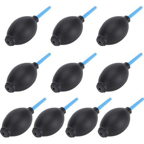 Soufflette de Dépoussiérage pour Ordinateur et Appareil Photo, Lot de 10 Balles en Caoutchouc Soufflantes, Dépoussiéreur à Air Non Toxique (1/5)