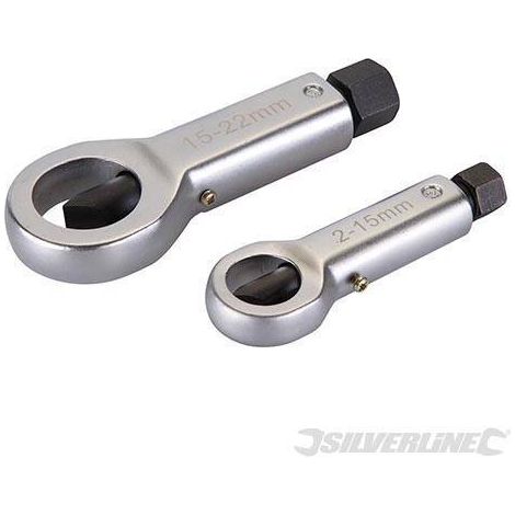 LLAVES ROMPETUERCAS 2 PIEZAS SILVERLINE - PC70
