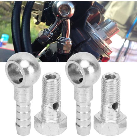 M8 Hohlschraubensatz für Turbolader, paarweise verkauft, geeignet für 4-5 mm Rohre, M8x1 Schraube für Kraftstoff und Öl (TU-CGQ0810) (1/5)
