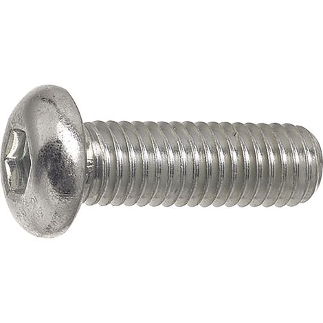 Linsenkopfschrauben ø M 4x8 mm TX40 Torx Schrauben ISO738008.8 verzinkt