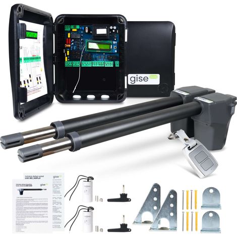 Kit Gise G250 pour portails à deux vantaux de 5 m (sans cellules photoélectriques) (1/5)
