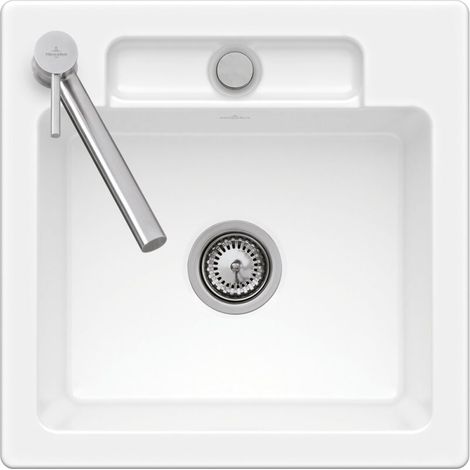 Villeroy & Boch 33450FR7 Évier encastré Siluet 50 S flat