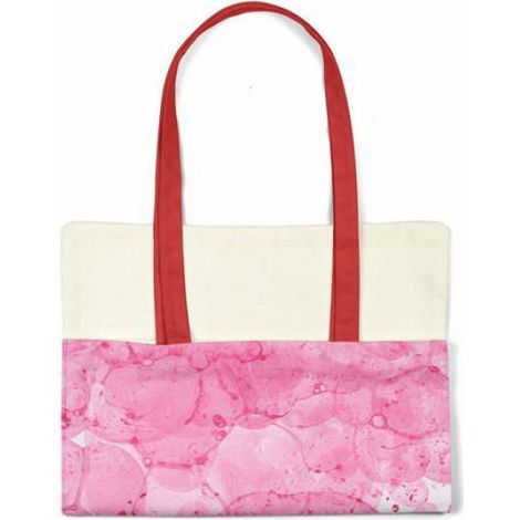 Sac shopping - Bonamaison - Rose - Coton - Anse épaule (1/4)