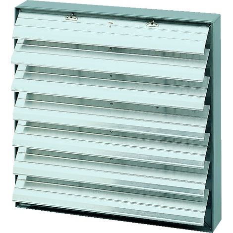 Volets de surpression aluminium dimension 450x60x450 mm S&P 870359