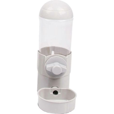 Distributeur d'eau automatique transparent, design suspendu gratuit, cadeau idéal pour propriétaire d'animaux, gris. (1/4)